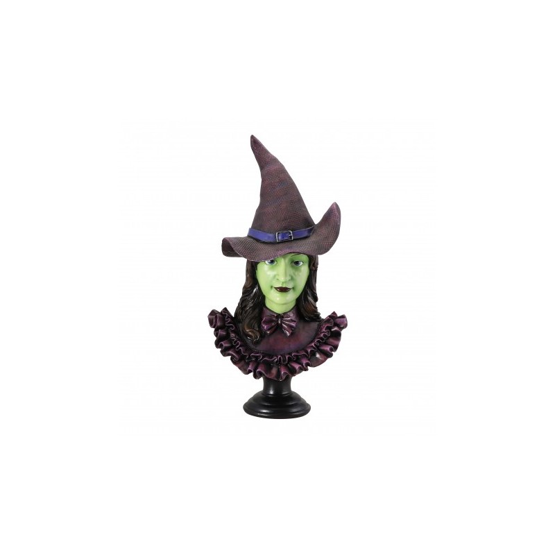 BUSTE POLYRESINE SORCIERE 23CM X 20CM X 45CM BUSTE POLYRESINE SORCIERE 23CM X 20CM X 45CM