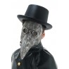 MASQUE DOCTEUR DE LA PESTE GRIS EN LATEX