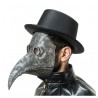 MASQUE DOCTEUR DE LA PESTE GRIS EN LATEX