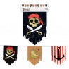 GUIRLANDE PAVILLONS PIRATE 10 FANIONS 3 METRES