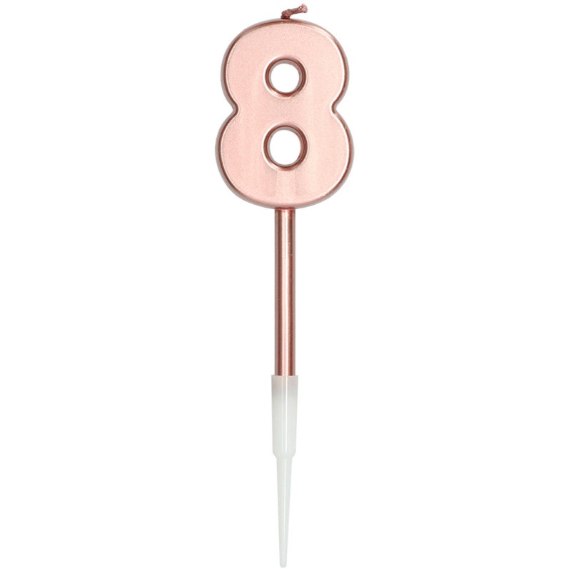 BOUGIE CHIFFRE 8 ROSE GOLD BOUGIE CHIFFRE 8 ROSE GOLD