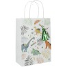 6 SACS CADEAU A  BONBON DINOSAURE 20 X 27 CM 