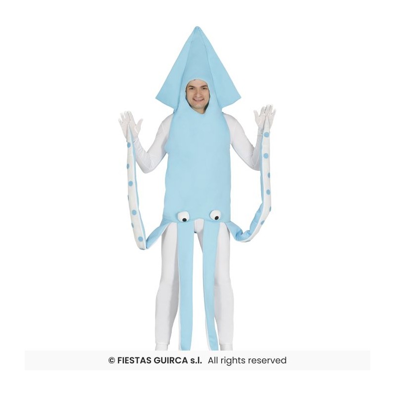 DEGUISEMENT CALAMAR BLEU TAILLE L DEGUISEMENT CALAMAR BLEU TAILLE L