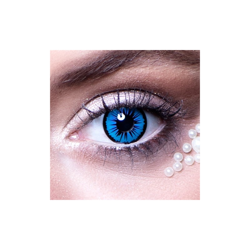 LENTILLES SEMAINE ANGE   (BLEU ET NOIR )