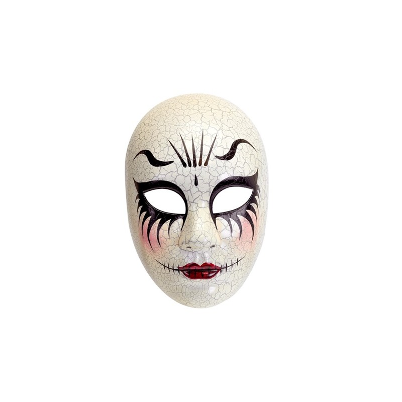 MASQUE COMMEDIA DELL'ARTE VENISE FEMME FISSUREE MASQUE COMMEDIA DELL'ARTE VENISE FEMME FISSUREE