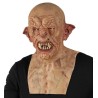 MASQUE TETE COMPLETE DE ZOMBIE AVEC MENTON & POITRINE" aspect silicone