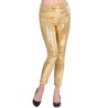 LEGGINGS PAILLETTES  OU SEQUINS OR TAILLE S
