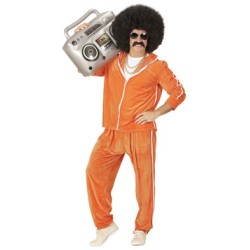 DEGUISEMENT SURVETEMENT OU JOGGING ORANGE ANNEES 80 TAILLE M