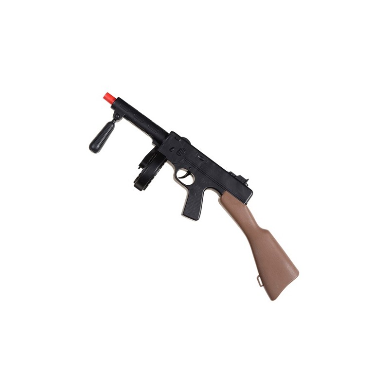 MITRAILLETTE TOMMY AVEC SON GANGSTER 50 CM