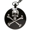 MONTRE A GOUSSET TETE DE MORT PIRATE