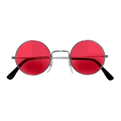 LUNETTES RONDES VERRES ROUGE