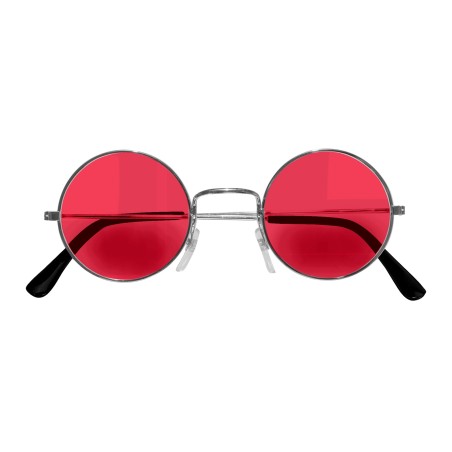 LUNETTES RONDES VERRES ROUGE