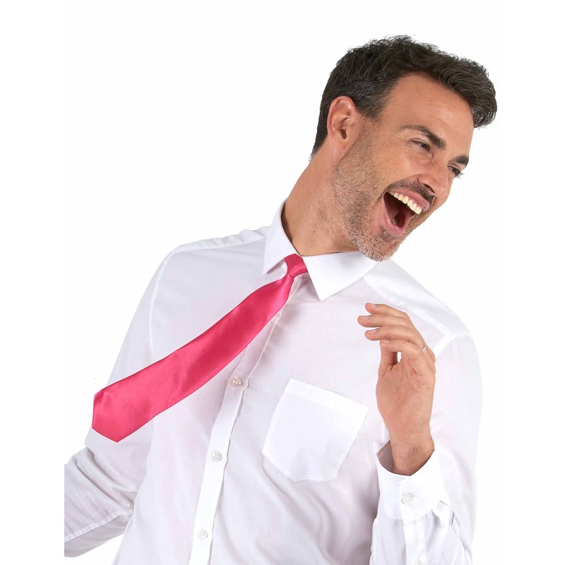 CRAVATE ROSE FLUO CRAVATE ROSE FLUO