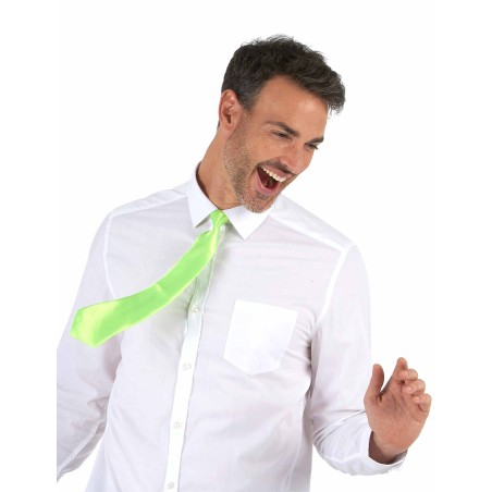 CRAVATE VERTE FLUO 