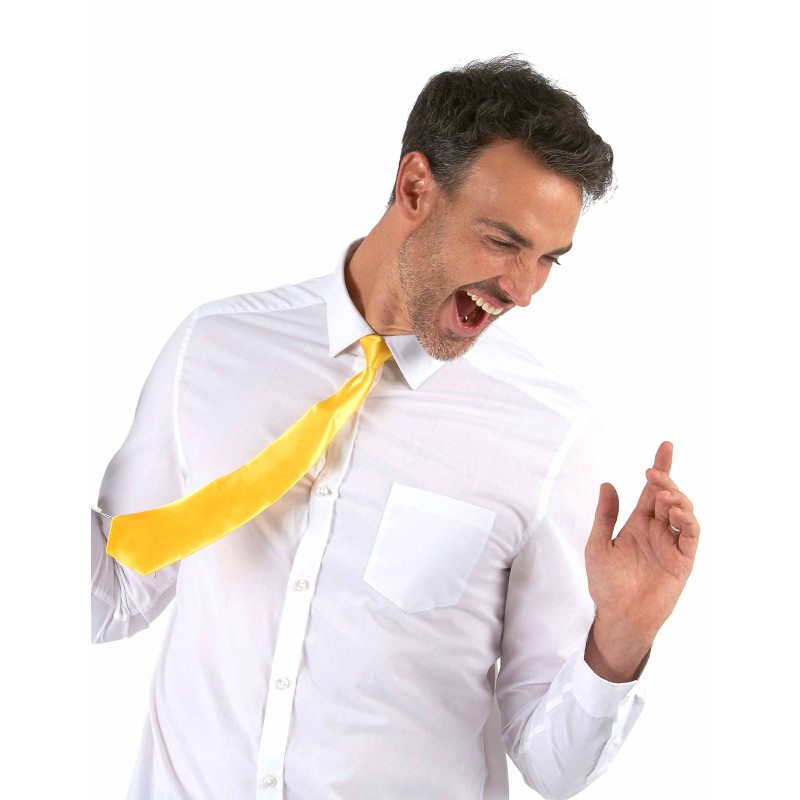 CRAVATTE JAUNE FLUO CRAVATTE JAUNE FLUO