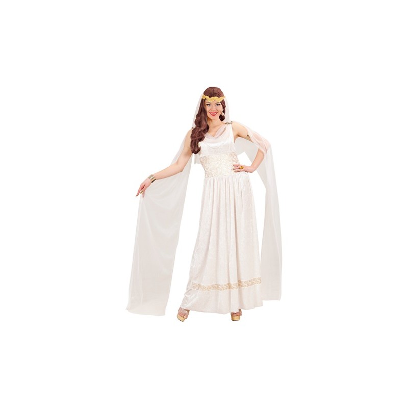 DEGUISEMENT DEESSE OU IMPERATRICE GRECQUE OU ROMAINE BLANCHE TAILLE XL DEGUISEMENT DEESSE OU IMPERATRICE GRECQUE OU ROMAINE BLANCHE TAILLE XL