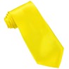 CRAVATE SATIN JAUNE FLUO