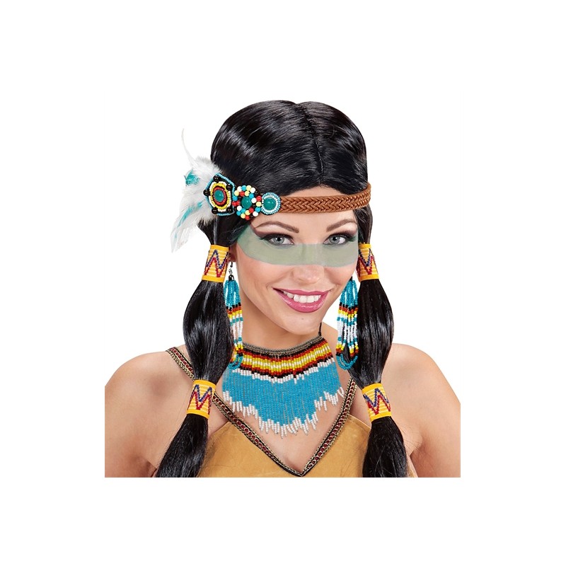 SET INDIEN ( BANDEAU, BOUCLES D'OREILLES, COLLIER ) SET INDIEN ( BANDEAU, BOUCLES D'OREILLES, COLLIER )