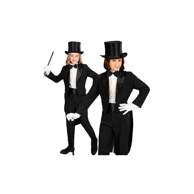 DEGUISEMENT ENFANT VESTE QUEUE DE PIE NOIRE TAILLE 140 DEGUISEMENT ENFANT VESTE QUEUE DE PIE NOIRE TAILLE 140
