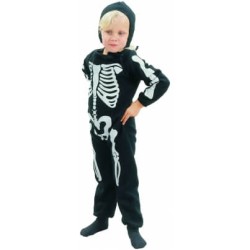 DEGUISEMENT SQUELETTE ENFANT TAILLE 1-2 ANS ( 80 - 92 CM )