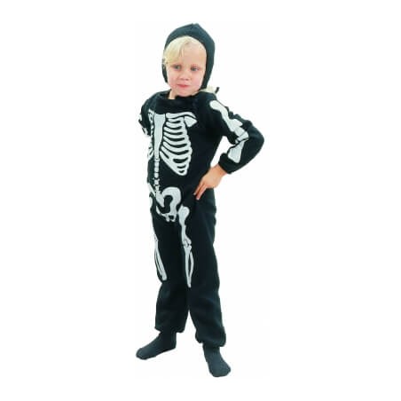 DEGUISEMENT SQUELETTE ENFANT TAILLE 1-2 ANS ( 80 - 92 CM )