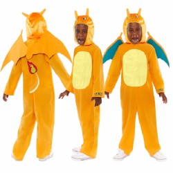 DEGUISEMENT POKEMON COMBINAISON DRACAUFEU TAILLE 4-6 ANS