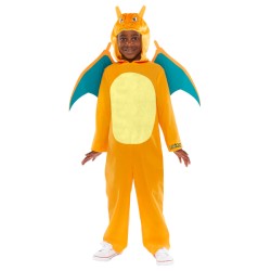 DEGUISEMENT POKEMON COMBINAISON DRACAUFEU TAILLE 6-8 ANS