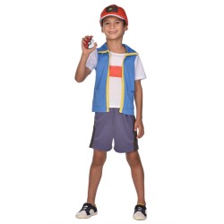 DEGUISEMENT POKEMON PERSONNAGE ASH  TAILLE 8-10 ANS 