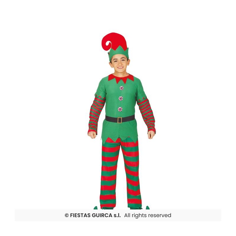 DEGUISEMENT LUTIN DE NOEL GARCON ROUGE ET VERT TAILLE 5-6 ANS DEGUISEMENT LUTIN DE NOEL GARCON ROUGE ET VERT TAILLE 5-6 ANS