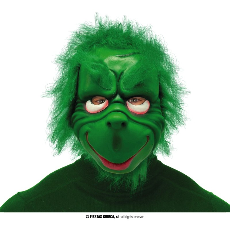 MASQUE LUTIN VERT GROGNON DE NOEL LE GRINCH MASQUE LUTIN VERT GROGNON DE NOEL LE GRINCH