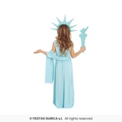 DEGUISEMENT ENFANT STATUE DE LA LIBERTE TAILLE 7-9 ANS