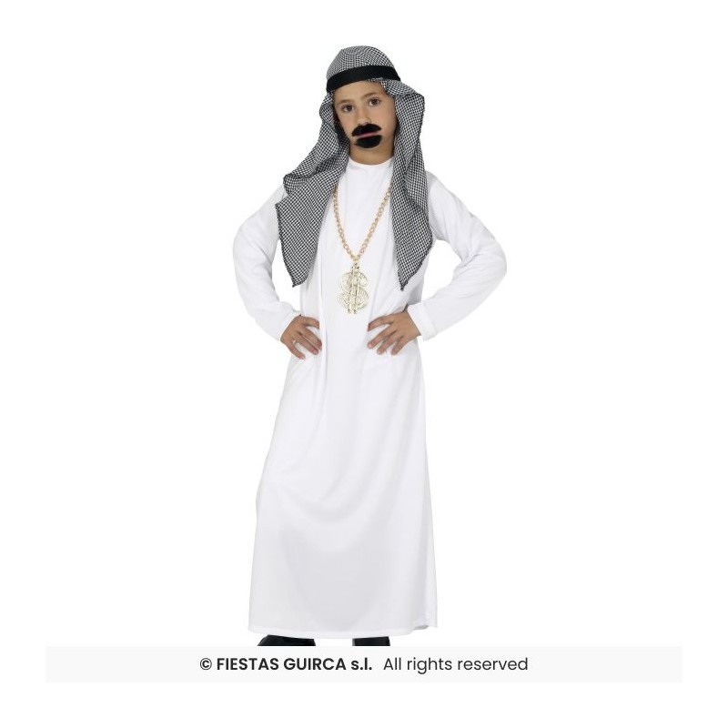 DEGUISEMENT ENFANT CHEIK ARABE TAILLE 7-9 ANS