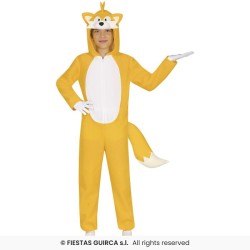 DEGUISEMENT ENFANT PYJAMA OU KIGURUMI RENARD TAILLE 7-9 ANS