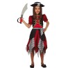 DEGUISEMENT ENFANT FILLE  PIRATE ROBE TAILLE 5-6 ANS 