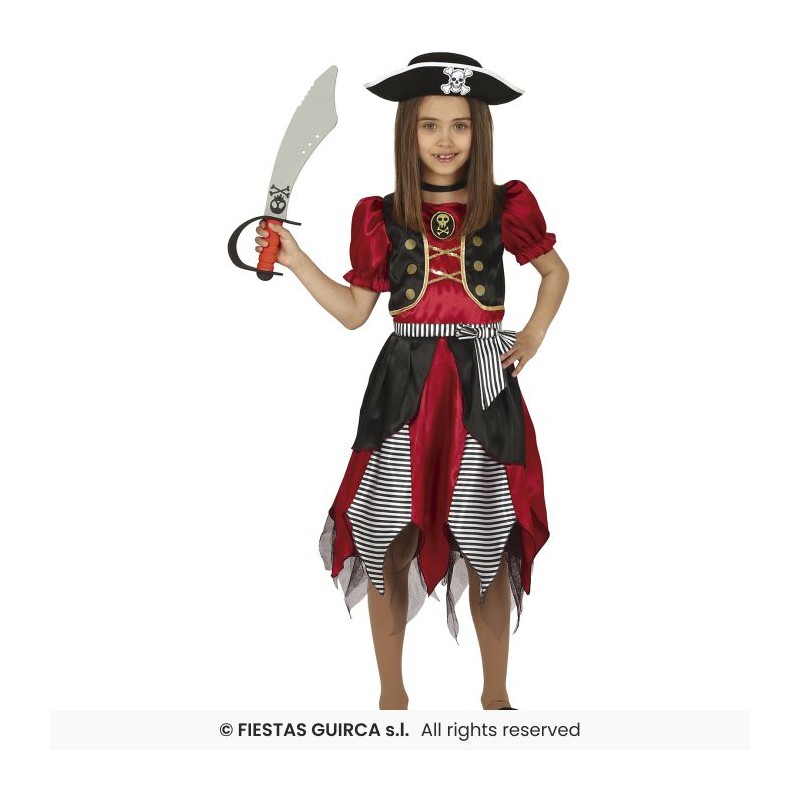 DEGUISEMENT ENFANT FILLE PIRATE ROBE TAILLE 10-12 ANS DEGUISEMENT ENFANT FILLE PIRATE ROBE TAILLE 10-12 ANS