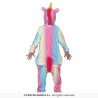 DEGUISEMENT PYJAMA KUGURUMI MULTICOLORE LICORNE TAILLE 7-9 ANS 