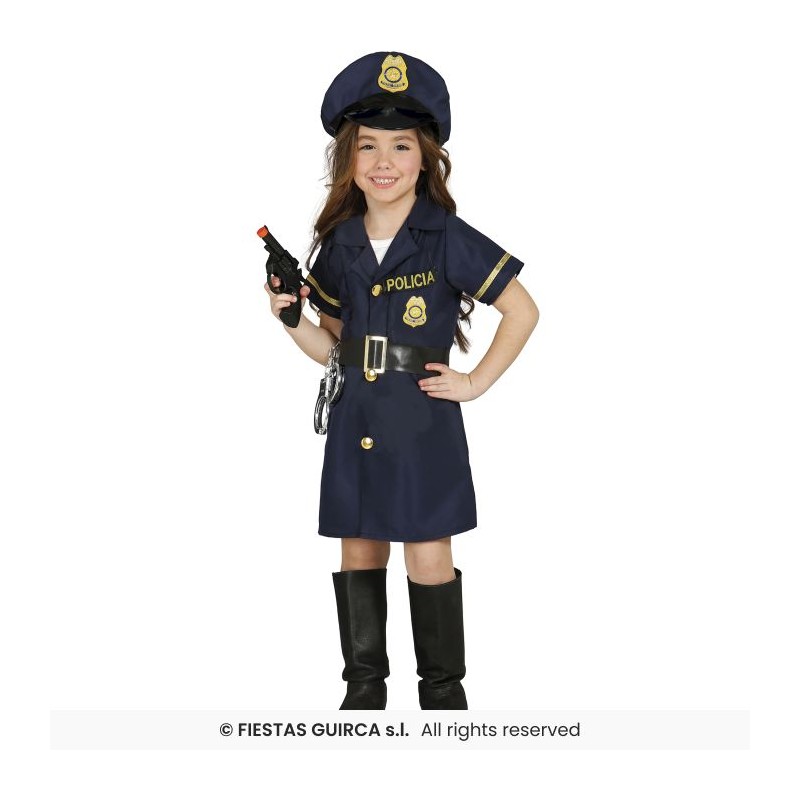 DEGUISEMENT FILLE POLICE ROBE TAILLE 5-6 ANS DEGUISEMENT FILLE POLICE ROBE TAILLE 5-6 ANS