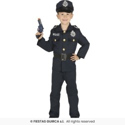 DEGUISEMENT ENFANT POLICIER PANTALON TAILLE 7-9 ANS 