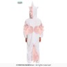DEGUISEMENT PYJAMA KIGURUMI ROSE ET BLANC LICORNE TAILLE 10-12 ANS 