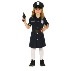 DEGUISEMENT ENFANT POLICIERE TAILLE 7-9 ANS 