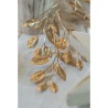 GUIRLANDE FEUILLES DE GARDENA DOREES 20 CM  X 1.50 M