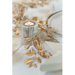 GUIRLANDE FEUILLES DE GARDENA DOREES 20 CM  X 1.50 M