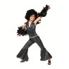 DEGUISEMENT COMBINAISON DISCO PAILLETEE NOIRE TAILLE 164