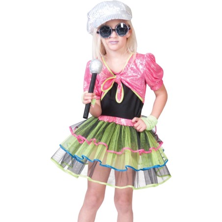 DEGUISEMENT BALLERINE DISCO FLUO TAILLE 104