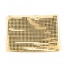 NAPPE PLIEE EFFET BOULE A FACETTES OR 139CM X 240CM