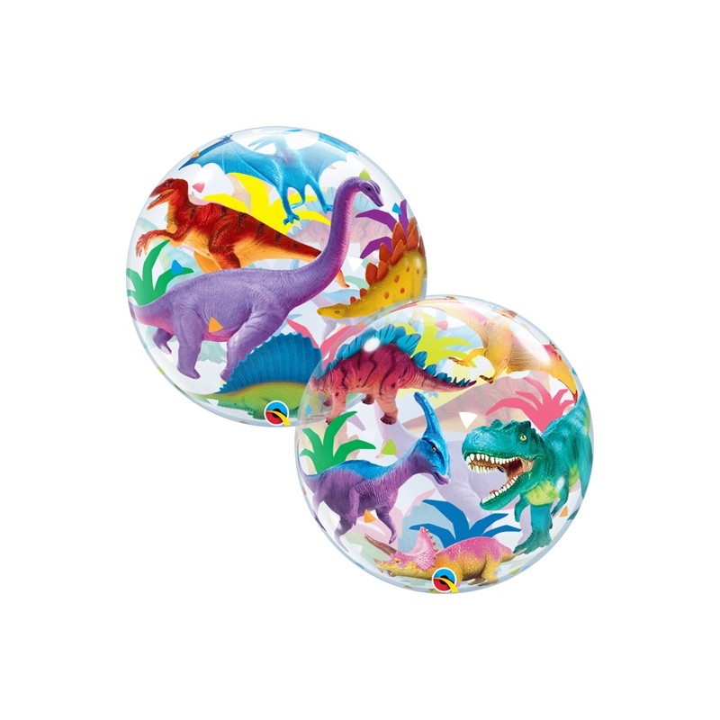 BALLON BUBBLES DINOSAURES 56 CM BALLON BUBBLES DINOSAURES 56 CM