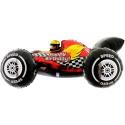 BALLON METALLIQUE VOITURE DE COURSE FORMULE 1 EN 3D