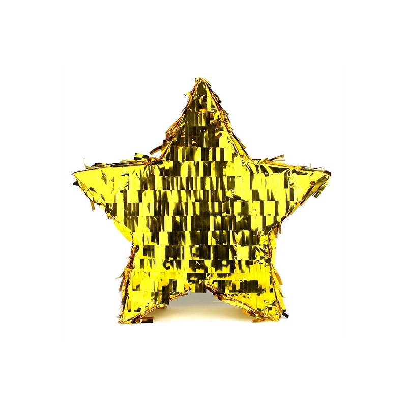 PINATA ETOILE OR EN 3D A TAPER 33 x 33 CM