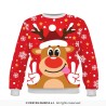 DEGUISEMENT PULL DE NOEL ROUGE RENNE RUDOLF TAILLE XL
