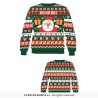 DEGUISEMENT PULL DE NOEL VERT PERE NOEL TAILLE L